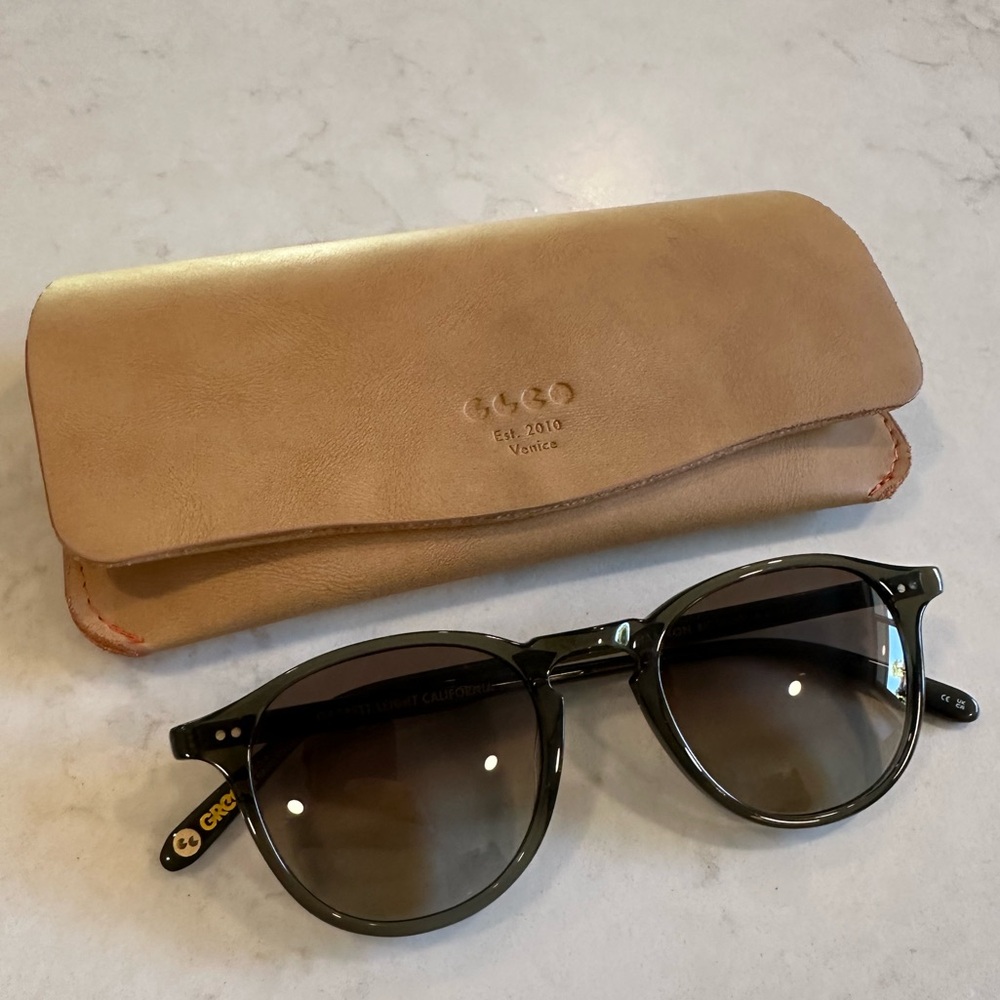Unisex sunglasses- garrett leight Hampton sun